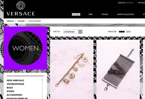 www versace com uk|Versace UK website.